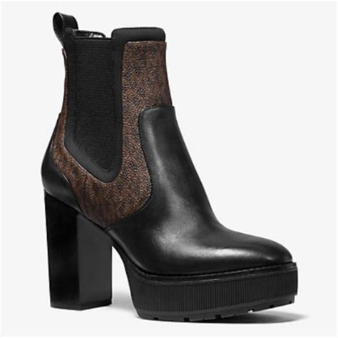 michael kors cramer bootie|Cramer Leather Platform Boot .